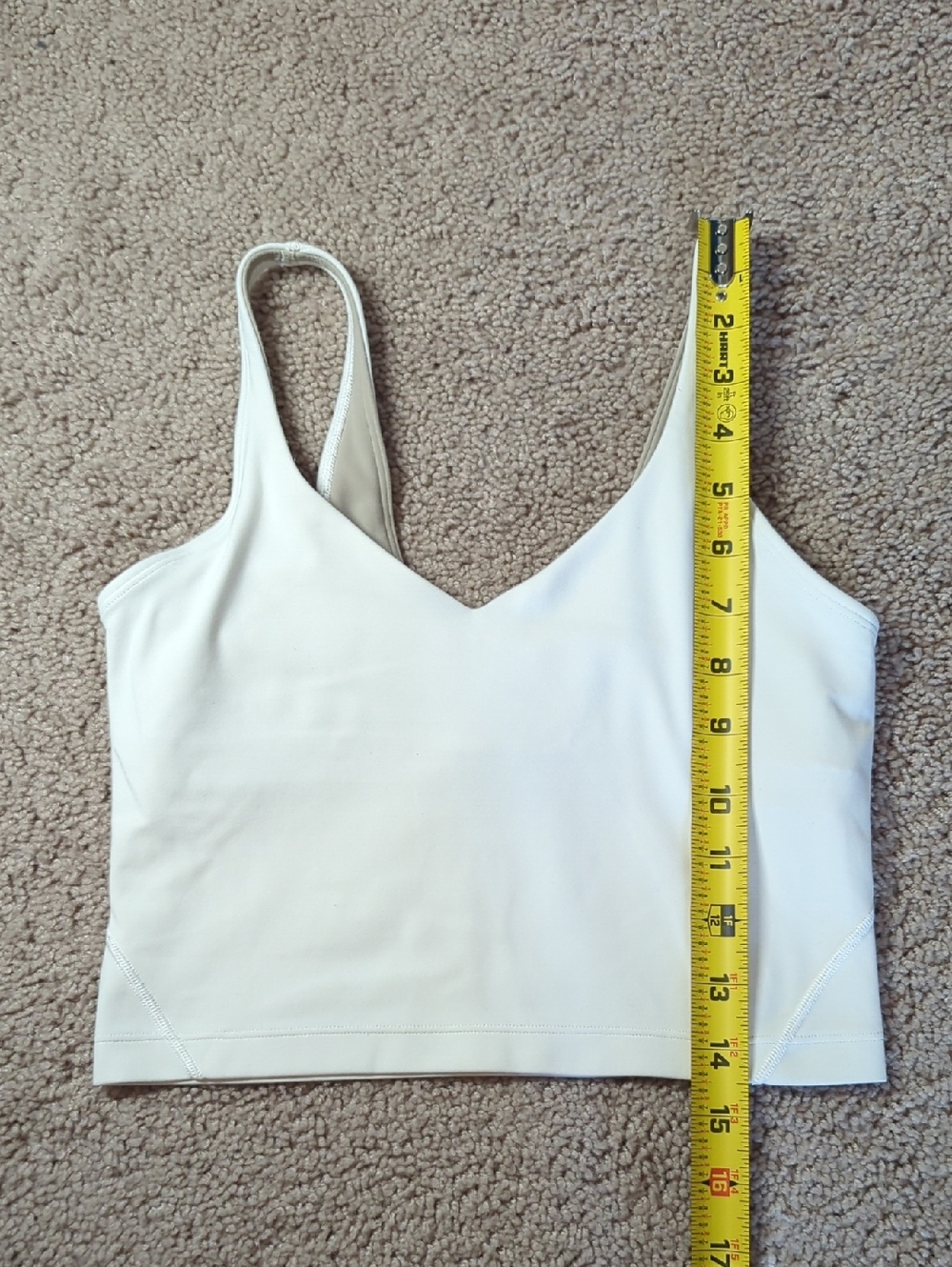 Lululemon Align White Tank Top For Yoga And Gym - Picture 3 of 6